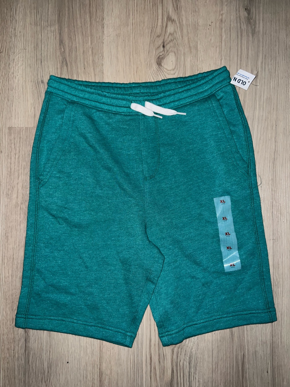 Old Navy Boys Teal Shorts XL (14–16) NWT | Pull-On Elastic Waist